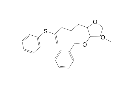 3-Benzyloxy-5-methoxy-2-[4-(phenylthio)pent-4-enyl]tetrahydrofuran