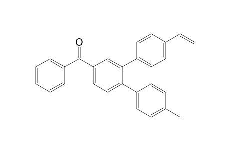 (4-Methyl-4''-vinyl[1,1';2',1'']terphenyl-4'-yl)phenylmethanone