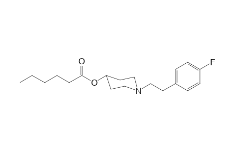 1-[2-(4-Fluorophenyl)ethyl]piperidin-4-yl hexanoate