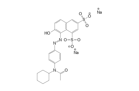 1,3-Naphthalenedisulfonic acid, 8-[[4-(acetylcyclohexylamino)phenyl]azo]-7-hydroxy-, disodium salt