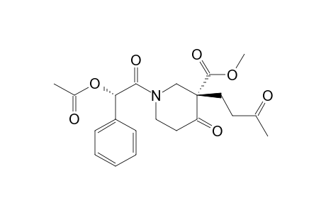 (3S)-1-[(2S)-2-acetoxy-2-phenyl-acetyl]-4-keto-3-(3-ketobutyl)nipecotic acid methyl ester