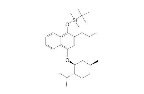 1-tert-Butyldimethylsiloxy-2-propyl-4-menthyloxynaphthalene