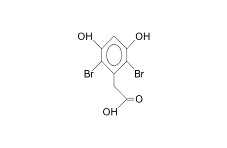 2,6-Dibromo-3,5-dihydroxy-phenylacetic acid