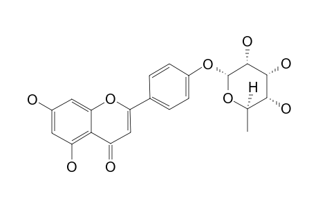 CHRYSIN-4'-O-ALPHA-D-6-DEOXY-ALLOPYRANOSIDE