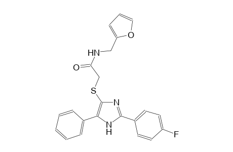 acetamide, 2-[[2-(4-fluorophenyl)-5-phenyl-1H-imidazol-4-yl]thio]-N-(2-furanylmethyl)-