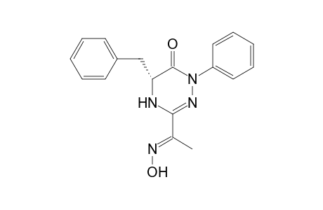 D-3-Acetyl-5-benzyl-1-phenyl-4,5-dihydro-1,2,4-triazin-6-one oxime