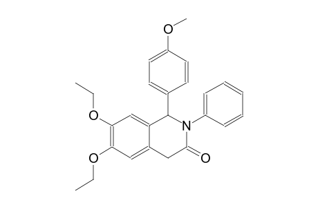 6,7-diethoxy-1-(4-methoxyphenyl)-2-phenyl-1,4-dihydro-3(2H)-isoquinolinone