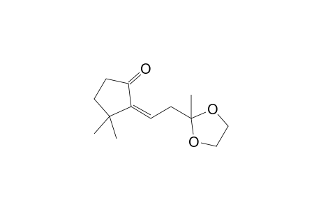 (Z)-2-Methyl-2-[2-(5,5-dimethyl-2-oxocyclopentylidene)ethyl]-1,3-dioxolane