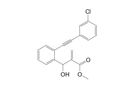 Methyl 2-((2-((3-chlorophenyl)ethynyl)phenyl)(hydroxy)methyl)acrylate
