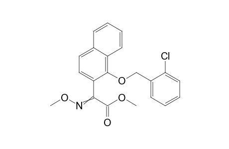 2-Naphthaleneacetic acid, 1-[(2-chlorophenyl)methoxy]-alpha-(methoxyimino)-, methyl ester
