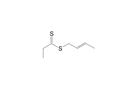 (2E)-2-Butenyl propanedithioate