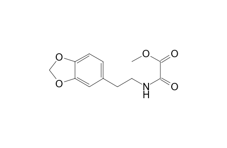Acetic acid, [[2-(1,3-benzodioxol-5-yl)ethyl]amino]oxo-, methyl ester