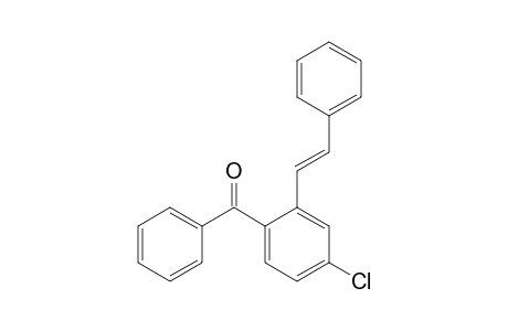 (E)-(4-Chloro-2-styrylphenyl)(phenyl)methanone
