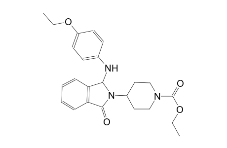 1-piperidinecarboxylic acid, 4-[1-[(4-ethoxyphenyl)amino]-1,3-dihydro-3-oxo-2H-isoindol-2-yl]-, ethyl ester