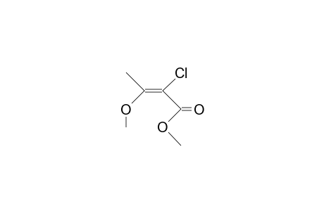Methyl 2-chloro-3-methoxy-(E)-2-butenoate