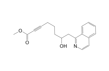 Methyl 7-hydroxy-8-isoquinoln-1-yloct-2-ynoate