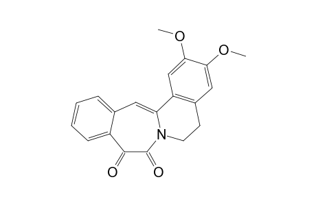 2,3-Dimethoxy-5,6-dihydroisoquinolino[2,1-c][3]benzazepine-8,9-dione