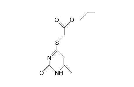 6-Methyl-4-propoxycarbonylmethylthio-uracil