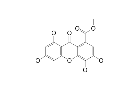 8-CARBOXYMETHYL-1,3,5,6-TETRAHYDROXYXANTHONE