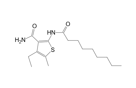 4-ethyl-5-methyl-2-(nonanoylamino)-3-thiophenecarboxamide