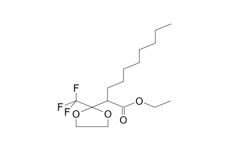 ETHYL 3,3-ETHYLENEDIOXY-4,4,4-TRIFLUORO-2-OCTYLBUTANOATE