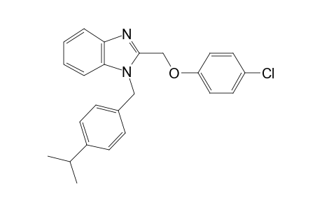 1H-Benzoimidazole, 2-(4-chlorophenoxymethyl)-1-(4-isopropylbenzyl)-
