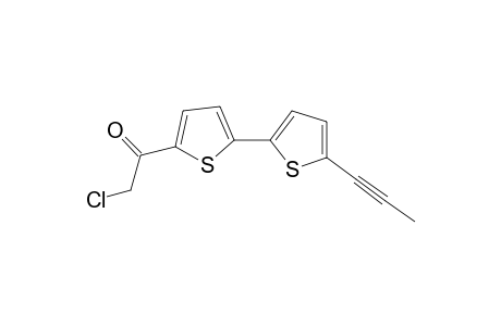 2-Chloro-1-[5'-(prop-1"-ynyl)-[2,2'-bithiophen-5-yl]-ethanone