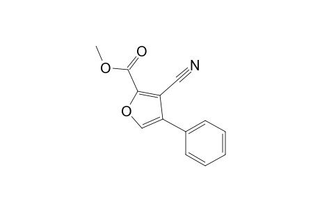 3-Cyano-2-methoxycarbonyl-4-phenyl furane
