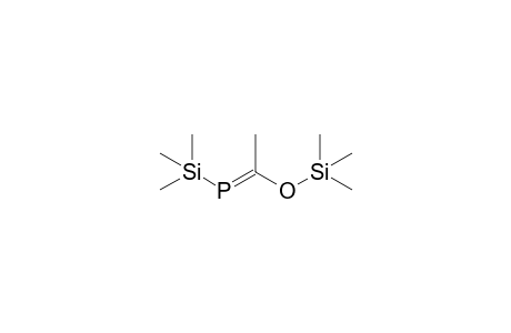 Trimethylsilanyl-[1-trimethylsilanyloxy-eth-(E)-ylidene]-phosphane