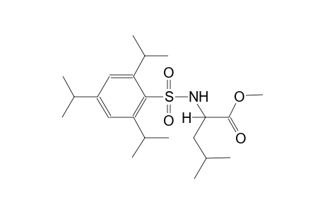 methyl (2S)-4-methyl-2-{[(2,4,6-triisopropylphenyl)sulfonyl]amino}pentanoate