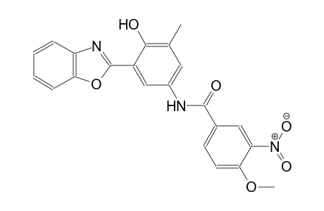 benzamide, N-[3-(2-benzoxazolyl)-4-hydroxy-5-methylphenyl]-4-methoxy-3-nitro-