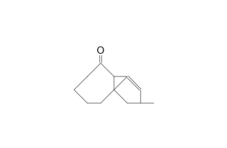 cis-9-Methyl-tricyclo(5.4.0.0/7,11/)undec-10-en-2-one