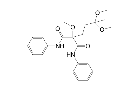 (3,3-Dimethoxy-butyl)-methoxymalonic acid dianilide