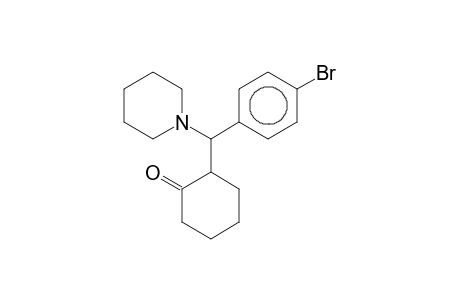 2-[(4-Bromophenyl)(1-piperidinyl)methyl]cyclohexanone