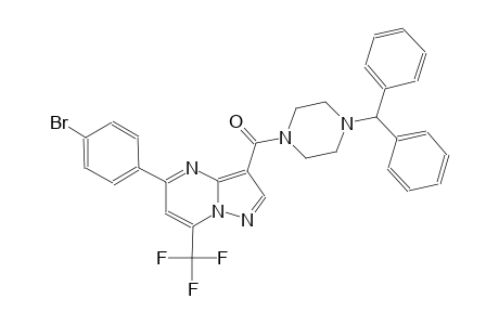 3-[(4-benzhydryl-1-piperazinyl)carbonyl]-5-(4-bromophenyl)-7-(trifluoromethyl)pyrazolo[1,5-a]pyrimidine