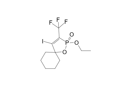 2-Ethoxy-4-iodo-5,5-pentamethylene-3-trifluoromethyl-1,2-oxa-phospho-3-ene 2-oxide