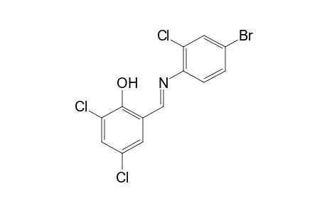 2-[N-(4-BROMO-2-CHLOROPHENYL)FORMIMIDOYL]-4,6-DICHLOROPHENOL
