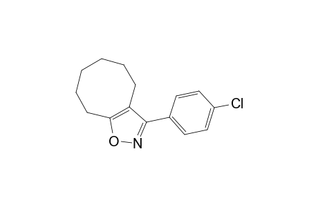 Cyclooct[d]isoxazole, 3-(4-chlorophenyl)-4,5,6,7,8,9-hexahydro-