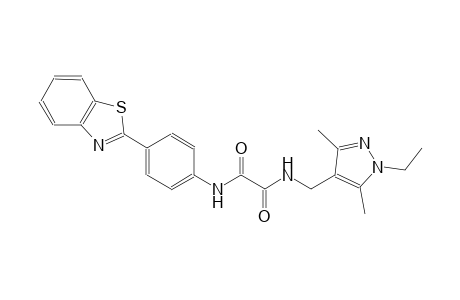 ethanediamide, N~1~-[4-(2-benzothiazolyl)phenyl]-N~2~-[(1-ethyl-3,5-dimethyl-1H-pyrazol-4-yl)methyl]-