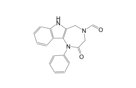 2-oxo-1-phenyl-2,3,5,6-tetrahydro[1,4]diazepino[6,5-b]indole-4(1H)-carbaldehyde