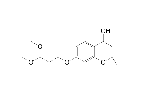 7-(3,3-Dimethoxypropoxy)-2,2-dimethyl-3,4-dihydro-2H-1-benzopyran-4-ol