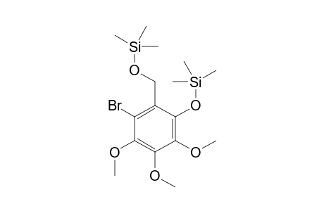1-(Trimethylsilyloxy)-3-bromo-4,5,6-trimethoxy-2-[(trimethylsilyloxy)methyl]-benzene