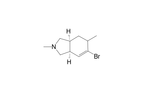 (3aS,7aS)-6-bromo-2,5-dimethyl-2,3,3a,4,5,7a-hexahydro-1H-isoindole