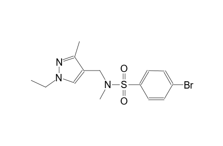 benzenesulfonamide, 4-bromo-N-[(1-ethyl-3-methyl-1H-pyrazol-4-yl)methyl]-N-methyl-