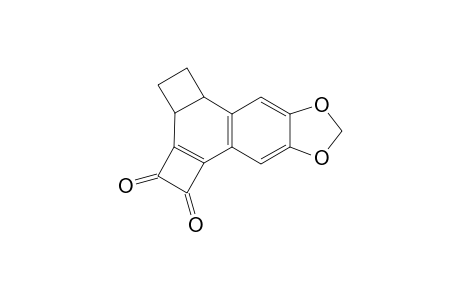 2b,3,4,4a-Hexahydrodicyclobuta[5,6:7,8]naphtho[2,3-d][1,3]dioxole-1,2-dione