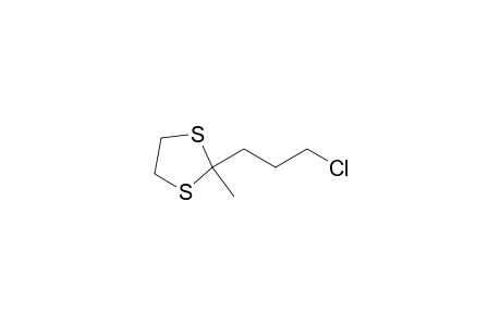 2-(3-Chloranylpropyl)-2-methyl-1,3-dithiolane