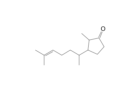2-Methyl-3-(6-methylhept-5-en-2-yl)-1-cyclopentanone