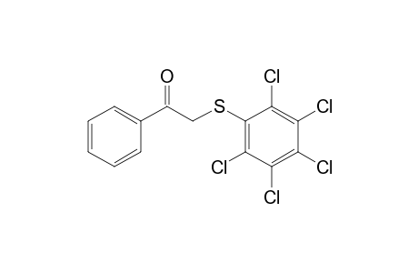 2-[(2,3,4,5,6-pentachlorophenyl)thio]-1-phenyl-ethanone