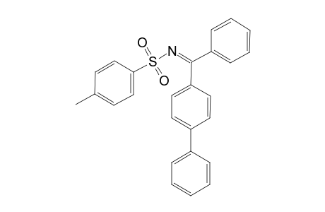 S-(p-Tolyl)-N-sulfonyl-N-[(p,p'-diphenyl)-(phenyl)methyl]imine