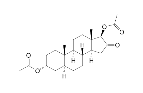 17-(Acetyloxy)-16-oxoandrostan-3-yl acetate